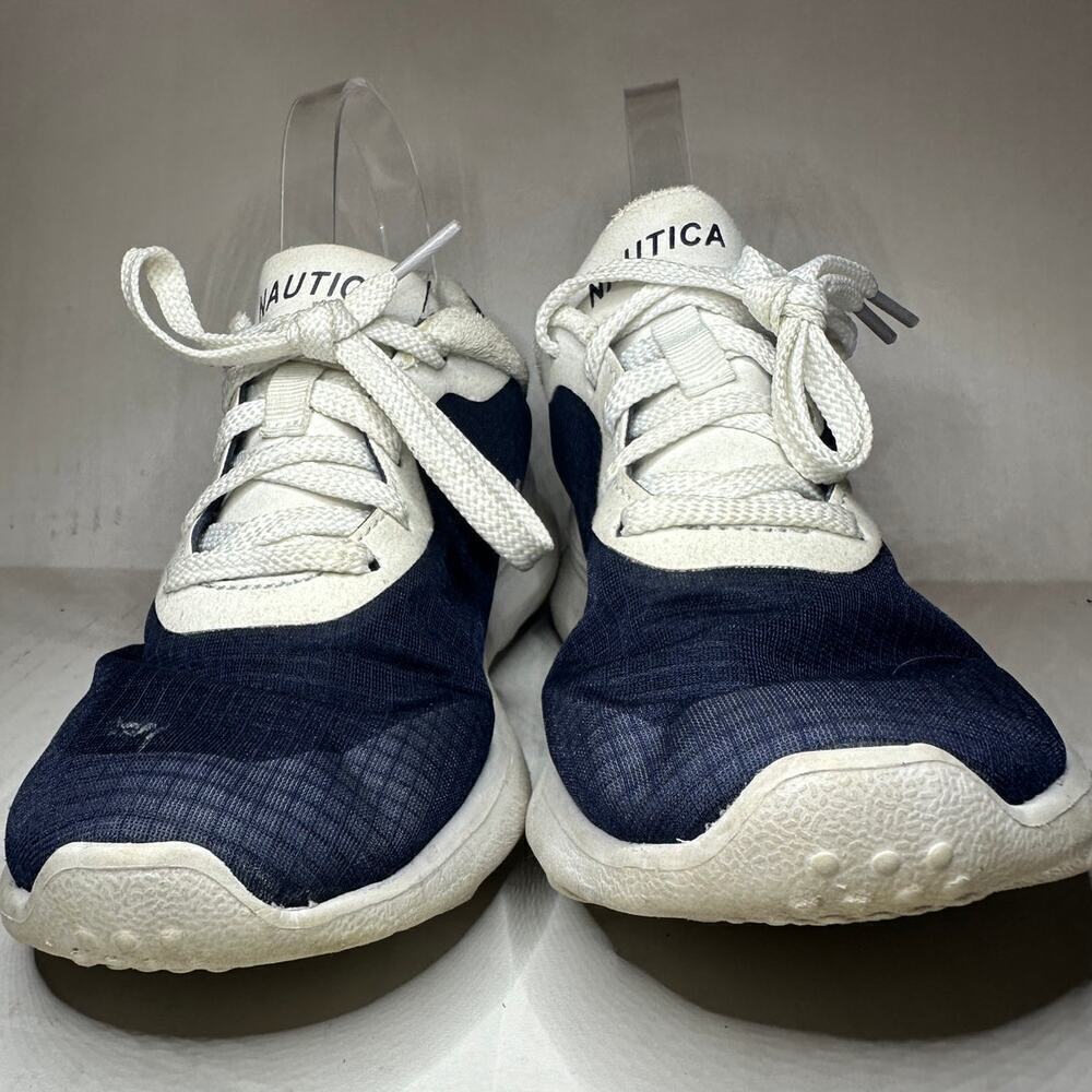 Nautica Size US 6 Blokette Women Blue Walking Travel Shoe Sneaker White Athletic - Picture 4 of 10